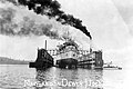 USS Maryland (ACR-8) in dry dock Dewey, c. 1907