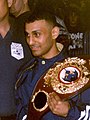 Image 13Featherweight champion "Prince" Naseem Hamed was a major name in boxing and 1990s British pop culture. (from Culture of the United Kingdom)