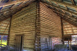 Detail of tobacco barn