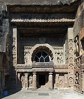 Entrance of Cave 19, Ajanta