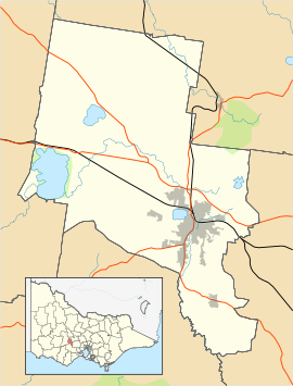 Buninyong is located in City of Ballarat