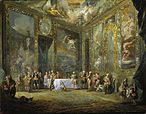 Charles III dining in presence of his Court by Luis Paret y Alcázar