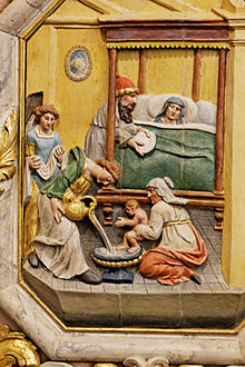 The birth of the Virgin Mary