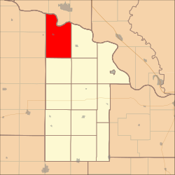 Location in Dixon County