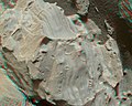 "Unnamed-20180305" curious rock shapes (bio or geo?) on Mars – as viewed by Curiosity (March 5, 2018).[26][27]