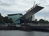 Melbourne Convention Centre viewed from the Yarra River on 9 February 2018