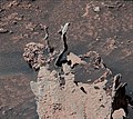 "Finger"-like rocks (Curiosity rover; May 17, 2022)
