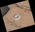"Sequoia" rock on Mars − drilled hole made by Curiosity (October 26, 2023)