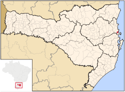Location of Itapema