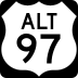 U.S. Route 97 Alternate marker