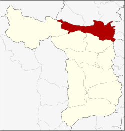 District location in Suphan Buri province