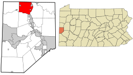 Location in Beaver County and the U.S. state of Pennsylvania