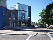A building with Citytv signage