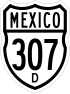 Federal Highway 307D shield