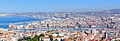 View of Marseilles, the largest city in Southern France.