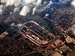 Indianapolis Motor Speedway and the town of Speedway in 2005