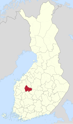 Location of Kuusiokunnat