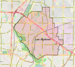 Town Creek is located in Lake Highlands