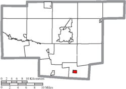 Location of Waldo in Marion County