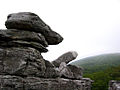 Rock formation in Dolly Sods, West Virginia.