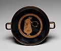 Image 34Terracotta kylix that depicts a man holding a lyre, circa 480 BC, in the Metropolitan Museum of Art (New York City) (from Culture of Greece)