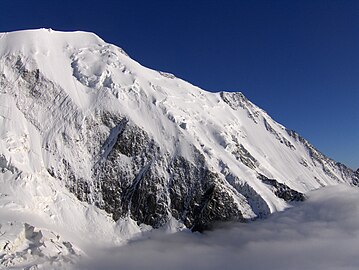 North side of Aiguille de Bionnassay, seen from the Tête Rousse Hut