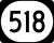 Kentucky Route 518 marker
