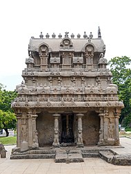 Exterior temple front
