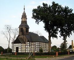 The church in Brzezie