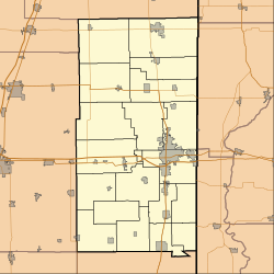 Rossville is located in Vermilion County, Illinois