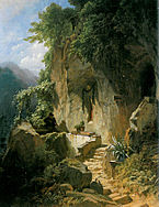 Music-making Hermit before his Rocky Abode, c. 1856–1858