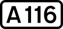 A116 shield
