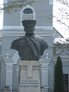 The statue of István Bocskay