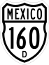 Federal Highway 160D shield