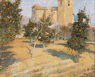 The Rector's Orchard (1896). 100.5 × 126 cm. Museu Nacional d'Art de Catalunya.