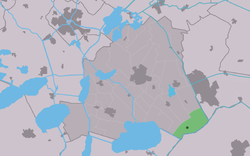 Location in the former Skarsterlân municipality