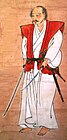 Miyamoto Musashi, Samurai, writer and artist, c. 1640.