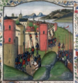 First Siege of Vannes in 1342 by Charles de Blois-Châtillon