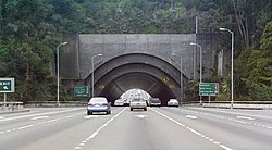Eastern portal of the Yerba Buena Tunnel