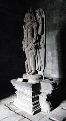 9th-century Vishnu murti at Prambanan, Java, Indonesia.