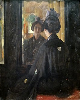 William Merritt Chase The Mirror (circa 1900)
