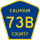 County Road 73B marker