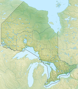 Esnagami Lake is located in Ontario