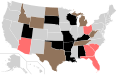 Changes to abortion law in the US by state following Dobbs