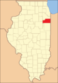 Kankakee County at the time of its creation in 1853