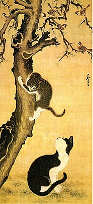 Myojakdo ("Painting of Cats and Sparrows")