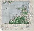 1946 US AMS map showing "Kuru-shima", to the southwest of "Ko-jima" ("O-shima" on the previous map)