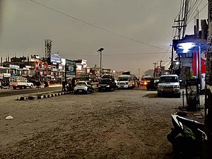 A view of Bardibas Bazar