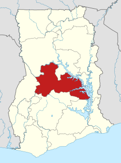 Bono East Region in Ghana