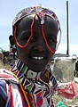 Image 2Maasai woman in traditional headdress and attire. (from Culture of Kenya)